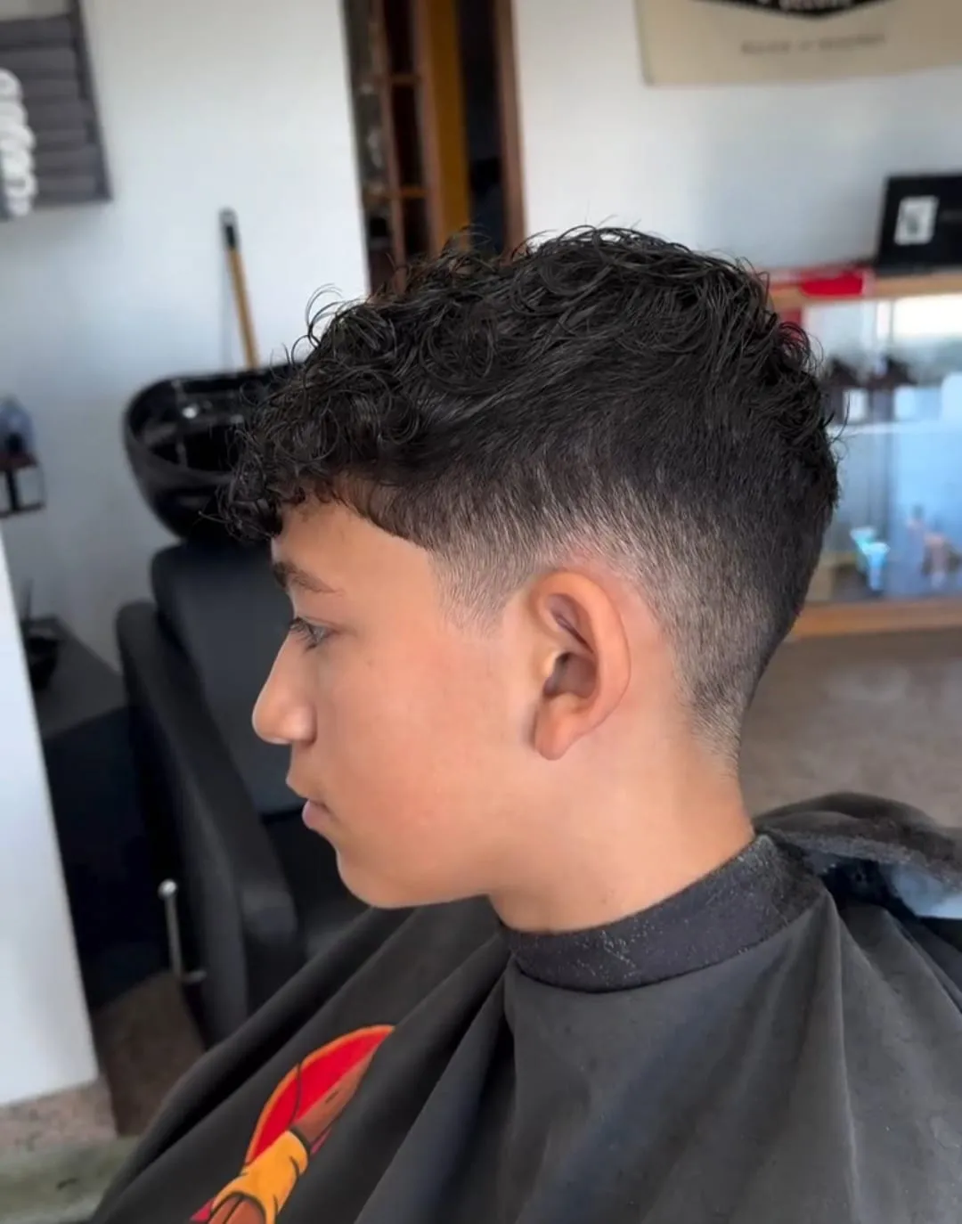 Ondas por cima com degradê médio